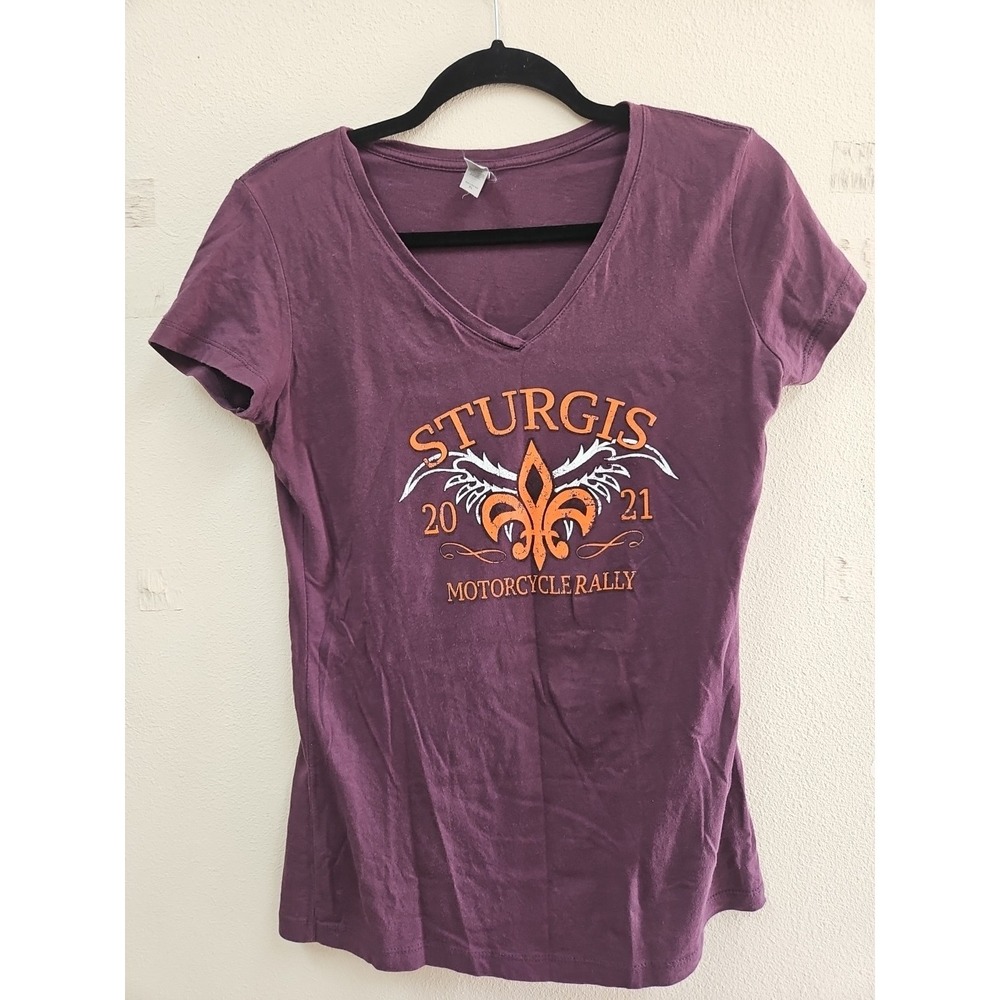 Sturgis Motorcycle Rally Shirt Womens XL Short Sleeve 2021